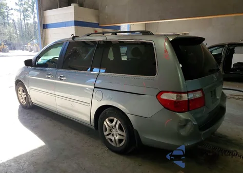 2007 Honda Odyssey Ex z USA, uszkodzony, nr VIN 5FNRL38477B029899